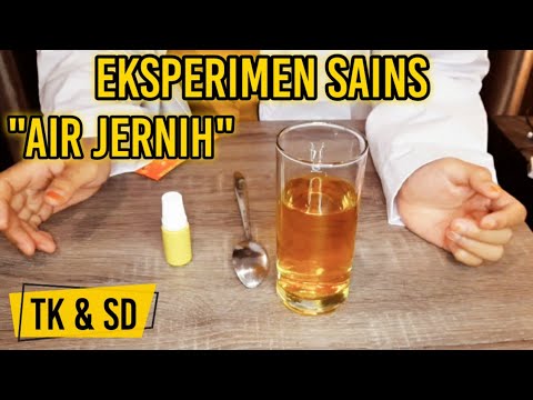 EKSPERIMEN SAINS! 👩‍🔬 MERUBAH AIR BERWARNA MENJADI JERNIH