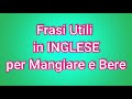 50 frasi utili in Inglese per mangiare  fuori. Frasi per Principianti.