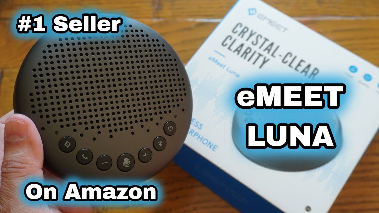 eMeet Luna Updated AI Noise Reduction Algorithm Featured Conference Speaker  Phone Review - YouTube