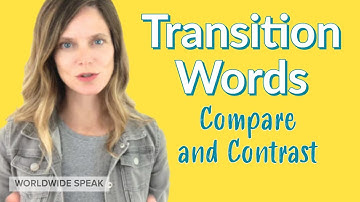 Transition Words | Compare Contrast | Write Better in English 2020