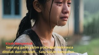 Seorang gadis yatim piatu ditolak dari sekolah. Sebulan kemudian #GadisYatimPiatu#viral indonesia