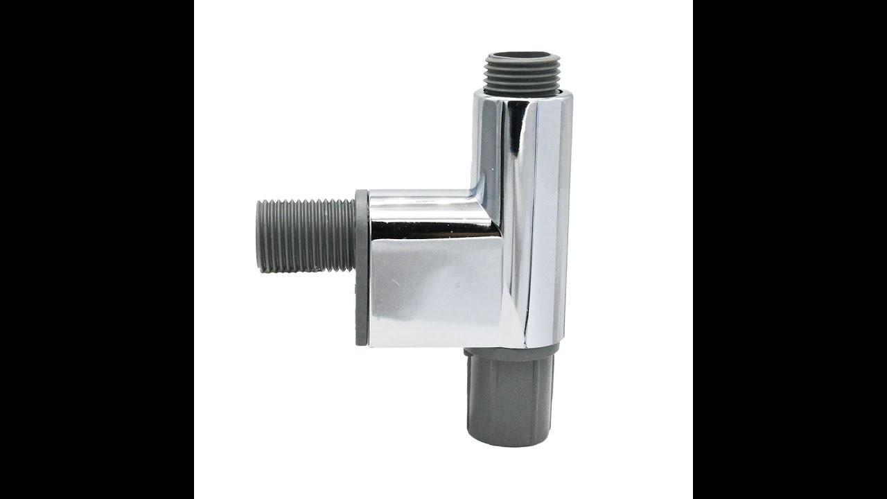 Выпуск воды (уголок) штанги душевой кабины с трубой 25 мм - YouTube