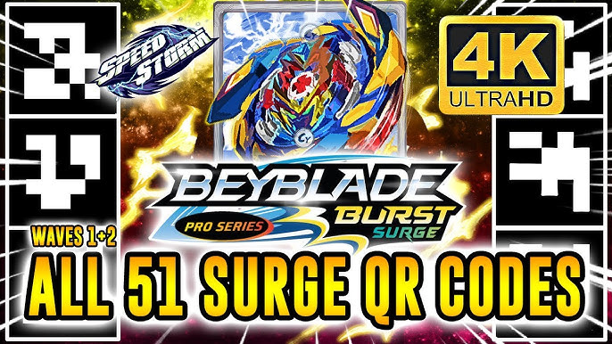 ALL 26 BEYBLADE BURST QUAD STRIKE QR CODES IN 4K 