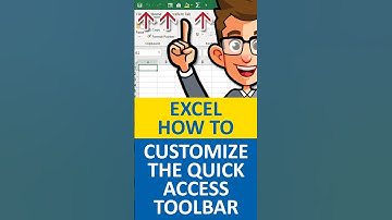 How to Customize Quick Access Toolbar in Excel #shorts #exceltutorial