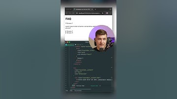 Аккордеон на чистом HTML и CSS — теги details и summary, плавность закрытия