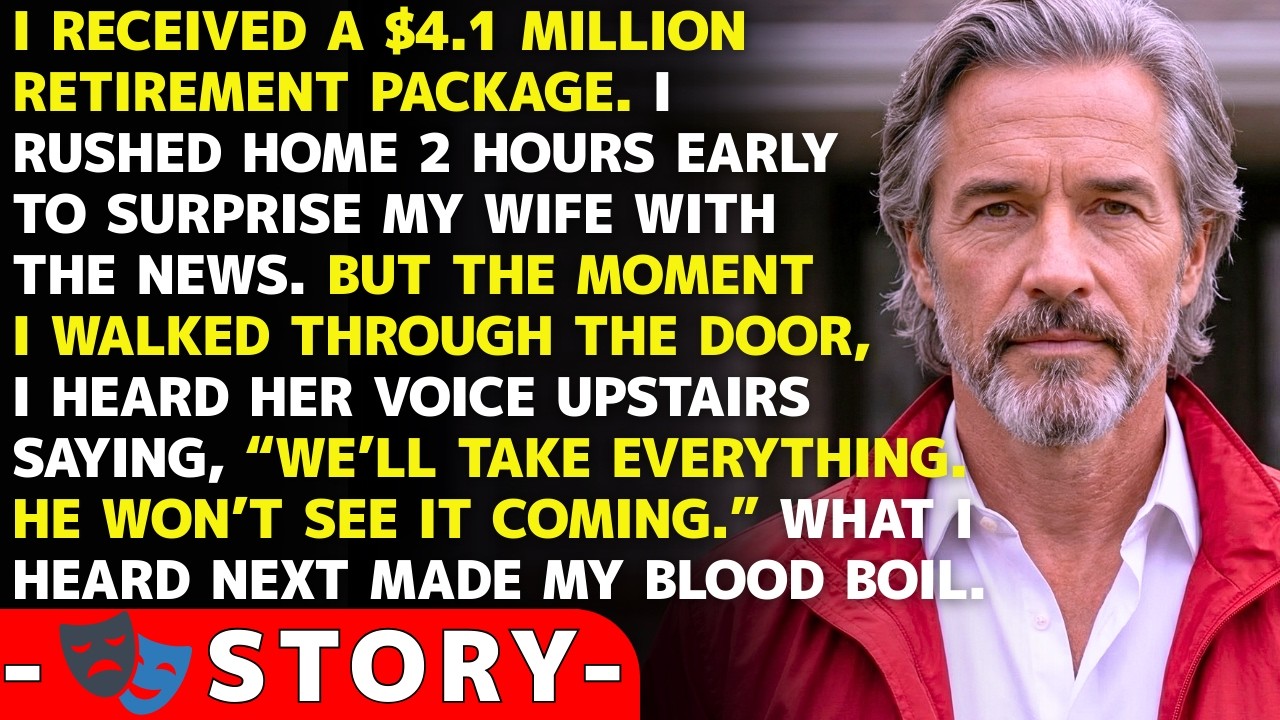 I Received a $4.1M Retirement Package—I Came Home Early And Froze When I Walked Through The Door...
