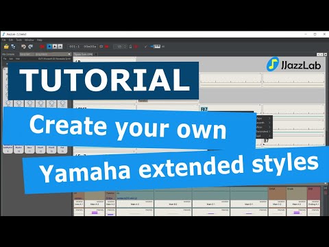 Créez vos propres styles Yamaha avec JJazzLab (tutoriel)