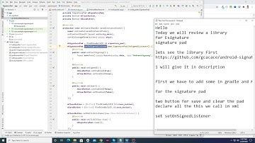 How to create Signature pad in android studio-tutorial