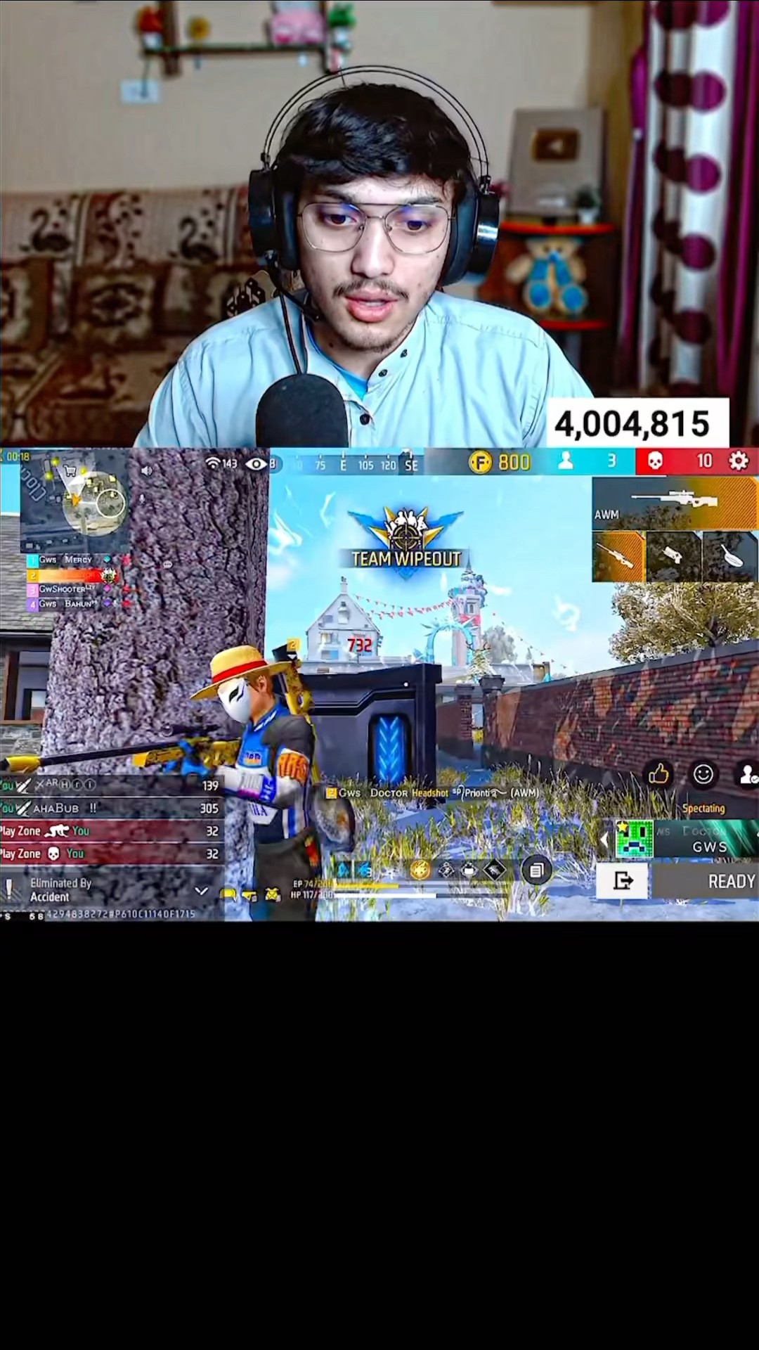 He Did?Epic Booyah Against Grandmaster Players ?With Awm #short #shorts #shortsfeed #gwshooter
