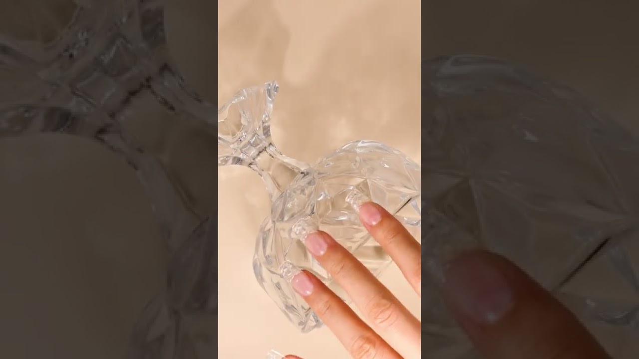 HOW TO DO CRYSTAL BLOCK NAILS IN A SIMPLE WAY | CLEAR GLASS NAILS