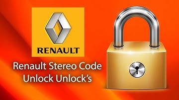 How To Find Your Renault Stereo Code Using Serial No.