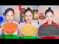 Giant Tobiko Black Caviar Mukbang With Colorful Fish Roe