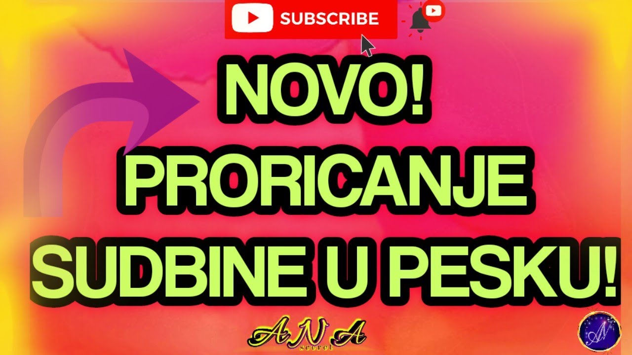 NOVO! PRORICANJE SUDBINE U PESKU! #anasecret #tarotreading #tarot