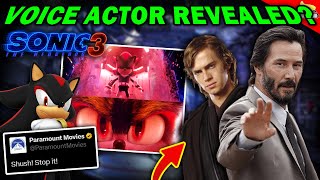 *NEW* Shadow&#39;s Voice Actor REVEALED?! Name Taken Down! (Sonic Movie 3 News)