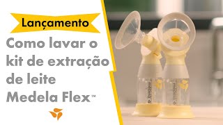 Como Lavar O Kit De Extração De Leite Medela Flex Por Medela Brasil