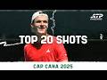 Mensik On The Stretch, Skyhook From Wong &amp; More 😱 | Top 20 ATP Challenger Shots In Cap Cana 2025