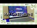 PLAY ROBLOX WITH ME ✨️ || PLAYING GAMES ON MY LAPTOP @pushptoday