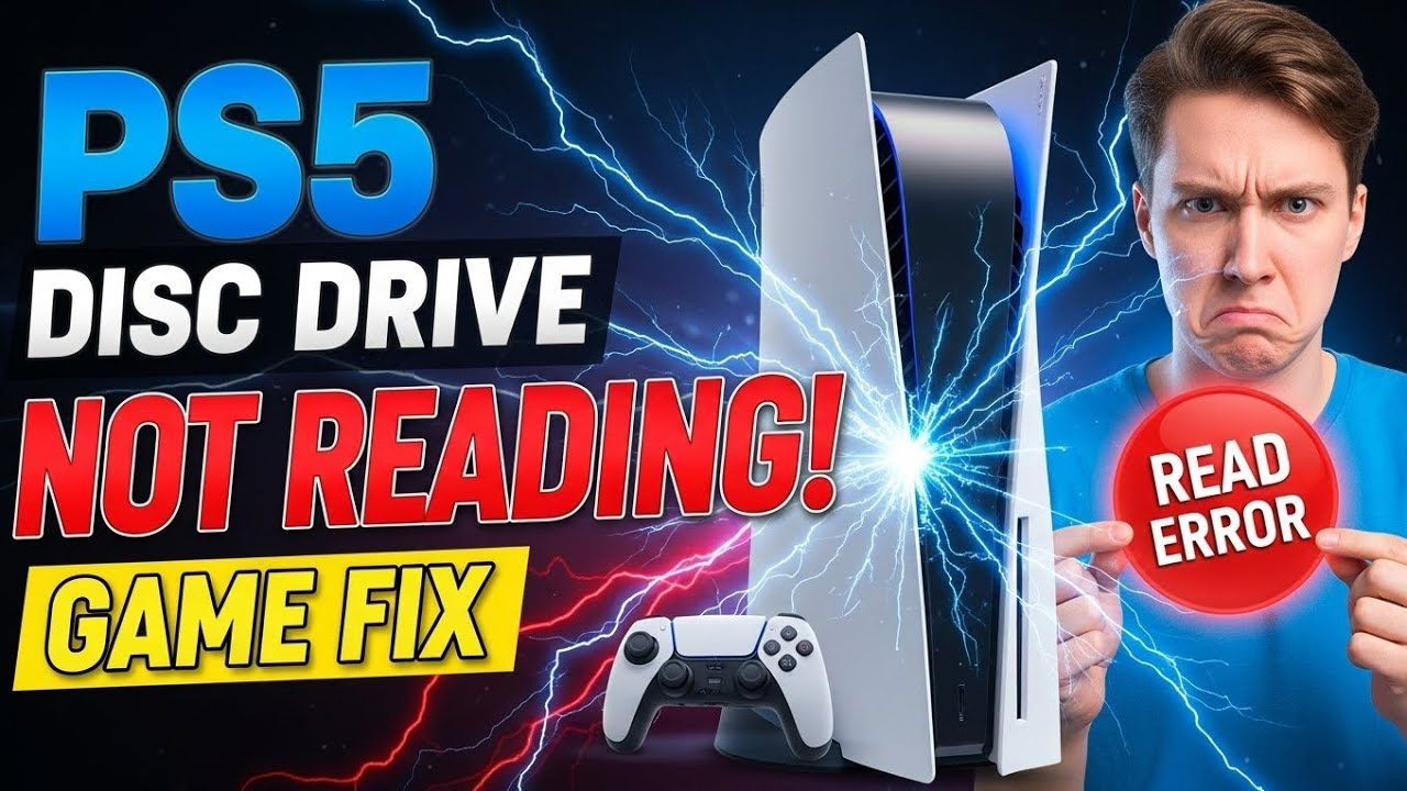 How to Fix a PS5 Disc Drive That Won't Read Games