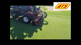 Conversion of Green Mower to Maredo Green Dethatcher, Maredo Putting Green groomer