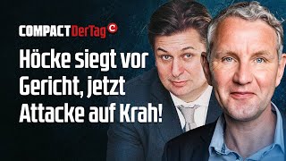 Höcke siegt vor Gericht, jetzt Attacke auf Krah!💥