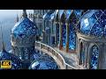 Starry Library & White Garden | A Quiet Journey Between Castles