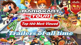 Top 100 Most Viewed Mario Kart Tour Trailer of all time  Mario Kart Tour 4.5 Anniversary Special