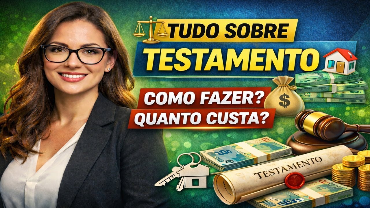 ⚖️TUDO SOBRE TESTAMENTO 2026 🏠💰 COMO FAZER? QUANTO CUSTA?