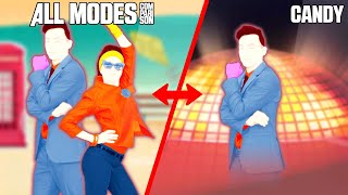 JUST DANCE COMPARISON  CANDY [ALL MODES]