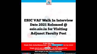 (09-Aug 2021) GOVERNMENT JOBS &amp; Related Latest Updates - BOB, CRIS, ESIC &amp; More | SarkariBulawa.Com