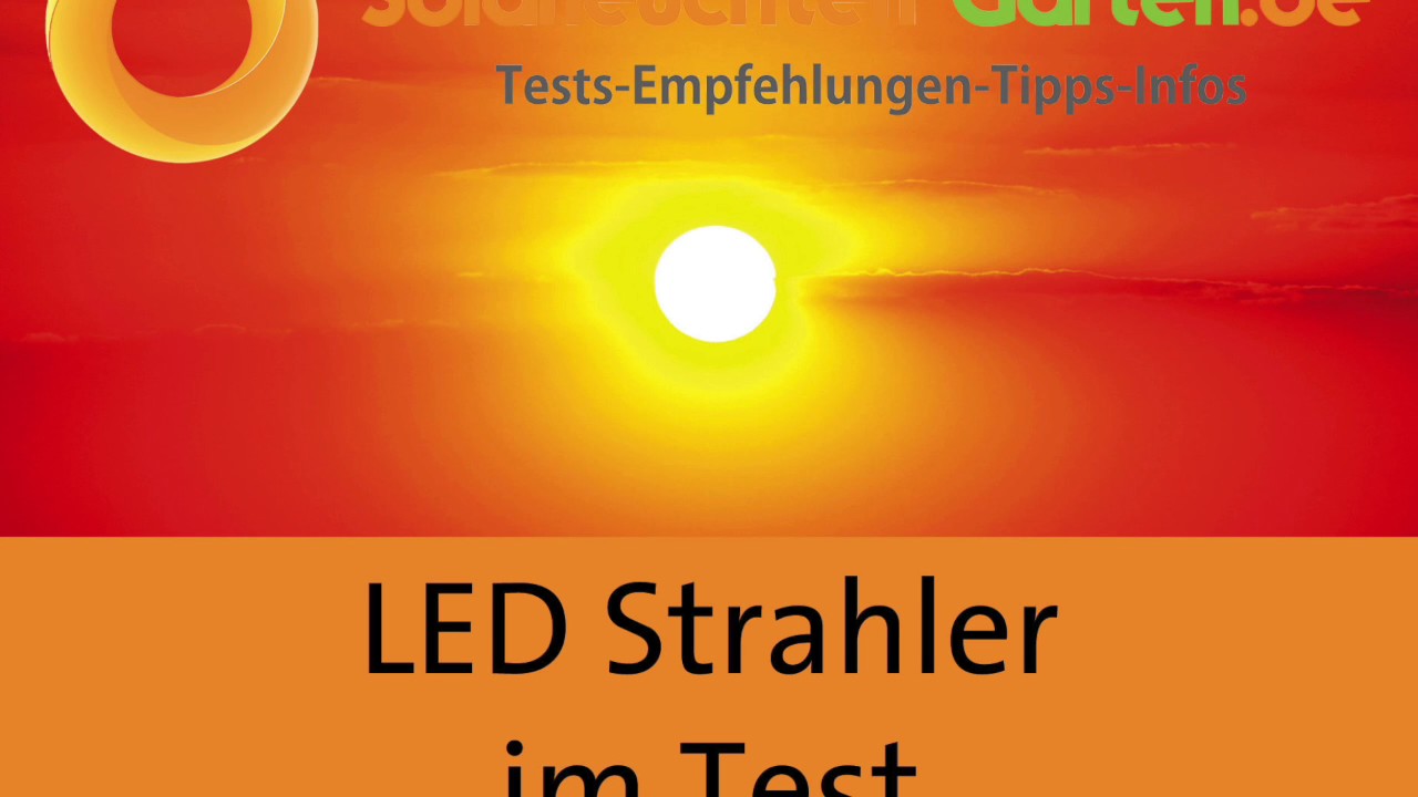 Led Strahler Test Youtube