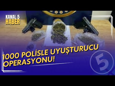 1000 Polisle Uyuşturucu Operasyonu | 60 Kişi Gözaltına Alındı Evlerden Neler Çıktı Neler