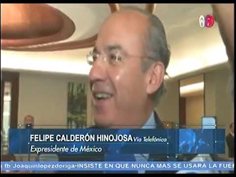 Calderón reta a López Obrador a debatir sobre patrimonio y energías