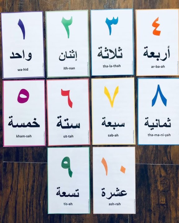 Arabic numbers 1-10 #shorts #pronunciation #arabic #language #trending #education #language #yt