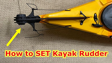 How to install sea kayak rudder (VK30 RUDDER) #rudder