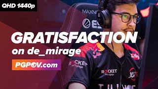 Csgo Pov Gratisfaction 100 Thieves Vs Eunited 28-9 Demirage Player Settings In Desc.
