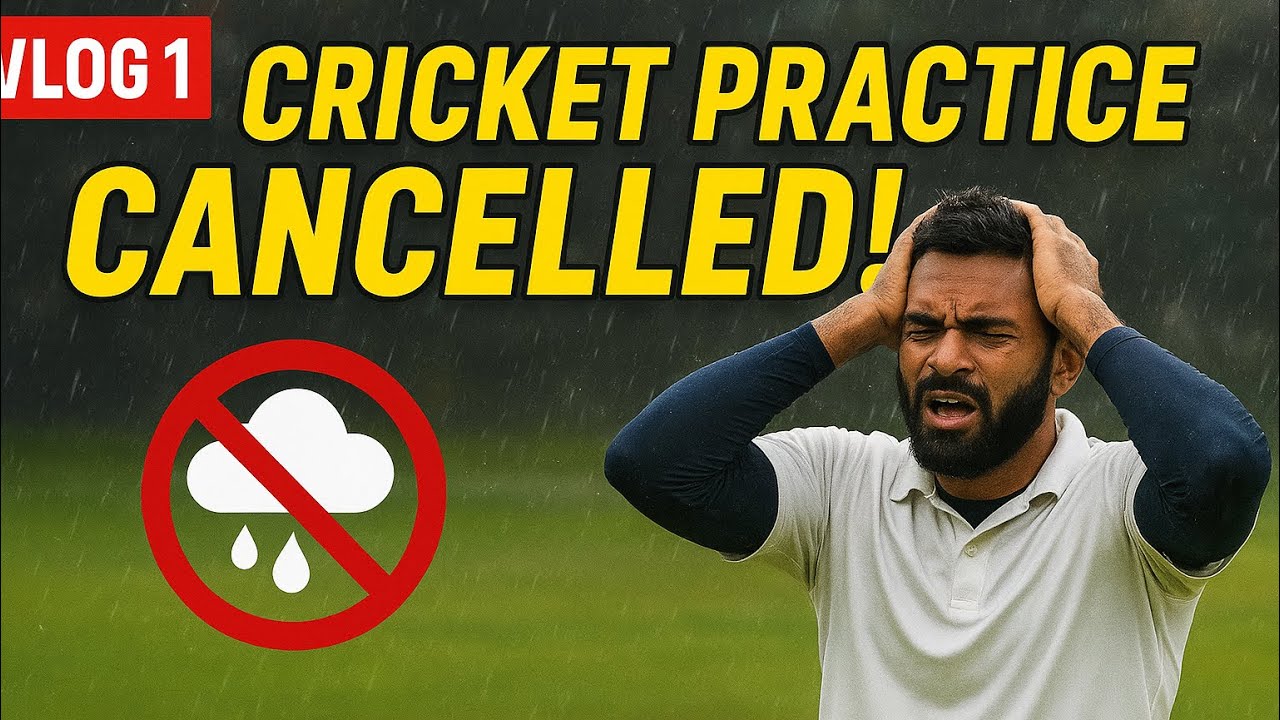 Vlog 1 🏏 | Cricket Practice Got Cancelled | Ranji Trophy Players Practice 