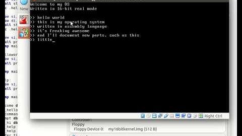 A simple 16 bit operating system