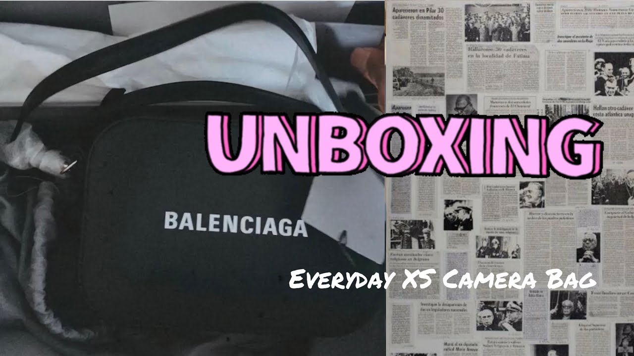 Unboxing - BALENCIAGA Everyday xs Camera Bag 