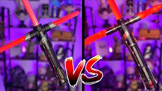 New Kylo Ren Pixel Lightsaber Vs Galaxy's Edge!