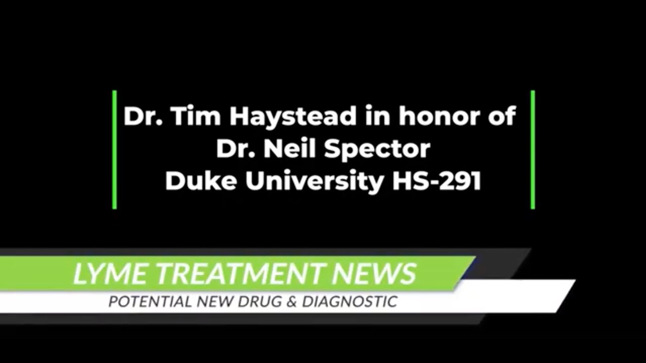 Dr. Neil Spector's research: HS-291 therapy kills Lyme in lab + possible new Lyme diagnostic