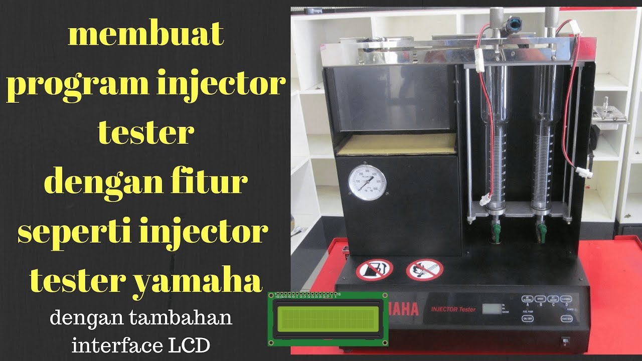Membuat Program injektor tester dan cleaner - YouTube