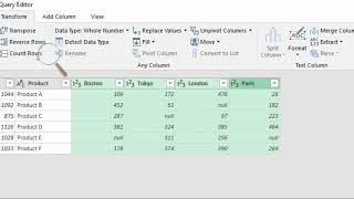 the amazing unpivot data in excel power query