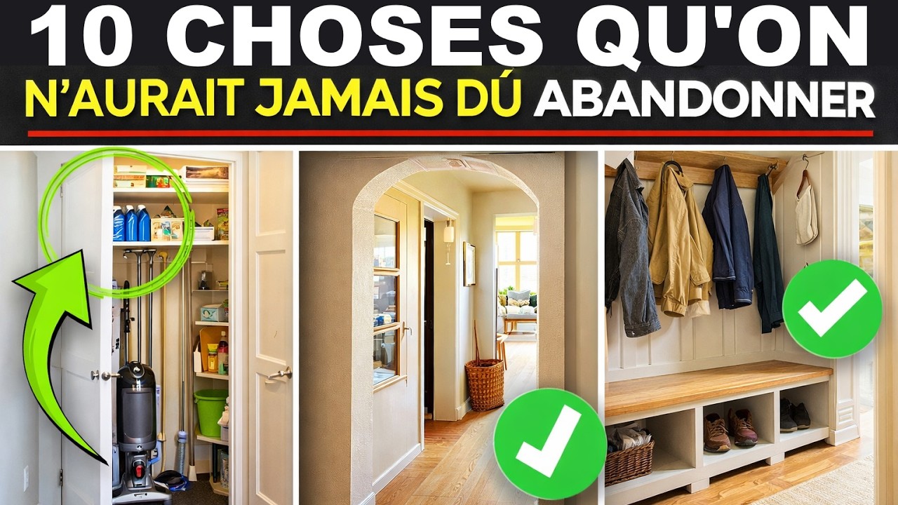 10 éléments de nos Maisons que nous Devons Absolument faire Revenir