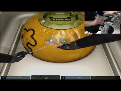Da Vinci Skills Simulator. Robotic Sim Tips and Tricks: Knot Tying