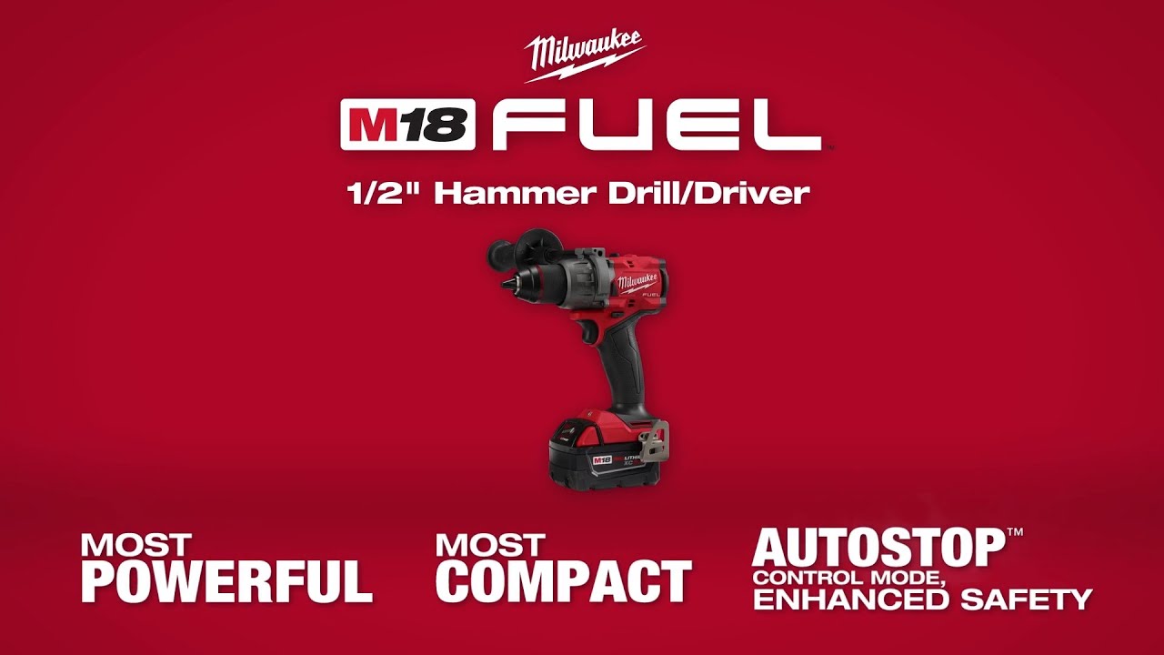 Milwaukee M18 FUEL 1/2inch Hammer Drill/Driver (Bare Tool) 2904-20 - Acme  Tools
