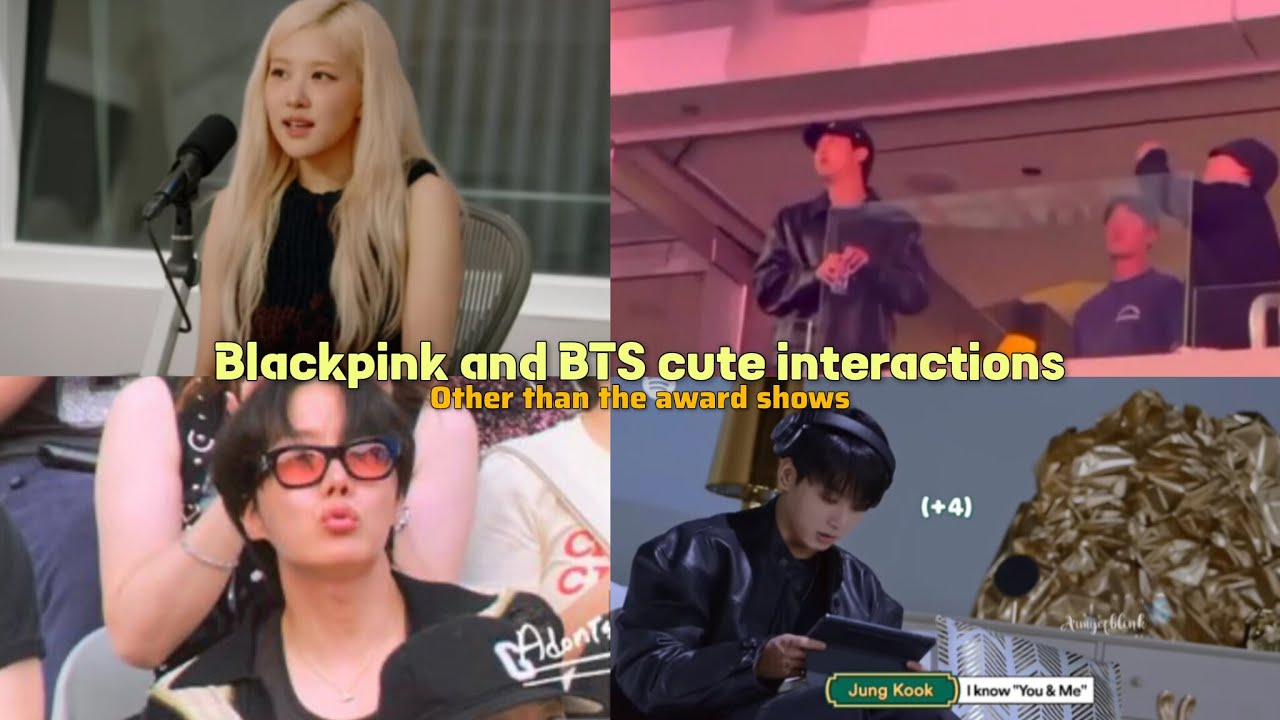 BTS and Blackpink cute interactions other than the award shows (part 2) || Army_of_Blink