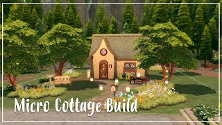 The Sims 4 but building a micro starter cottage