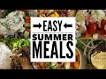 ☀️ 10 Easy Healthy Summer Meals | Quick Family Meal Prep 🥗🍉