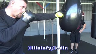 NEW & IMPROVED ANDY RUIZ GIVES GLIMPSE OF THE FASTEST HANDS AT HEAVY, LOOKING EXPLOSIVE FOR MARCH 10