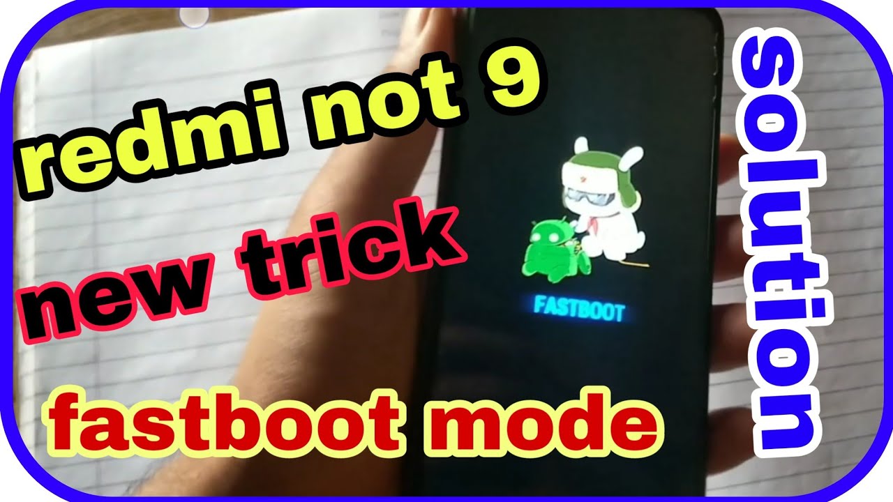Redmi Note 9s Fastboot